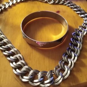 Vintage monet necklace and bracelet set